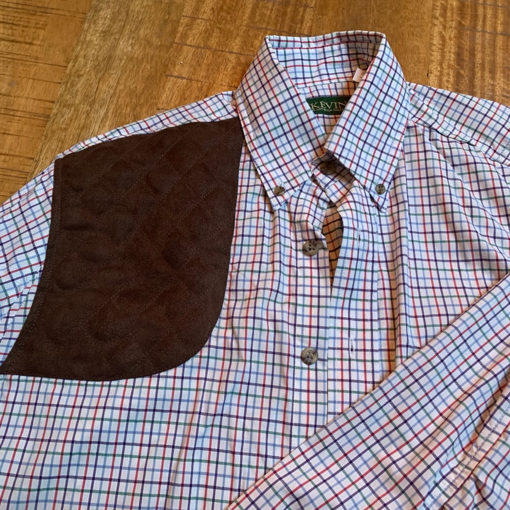 Stylish Oxford Shooting Shirt, Long Sleeve